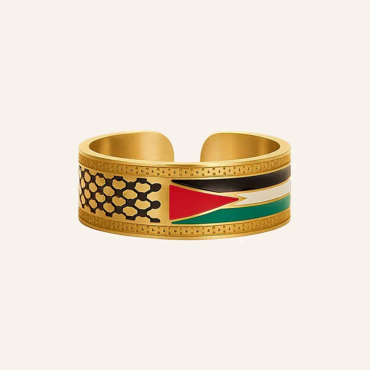 Anneau du patrimoine palestinien de Qamar